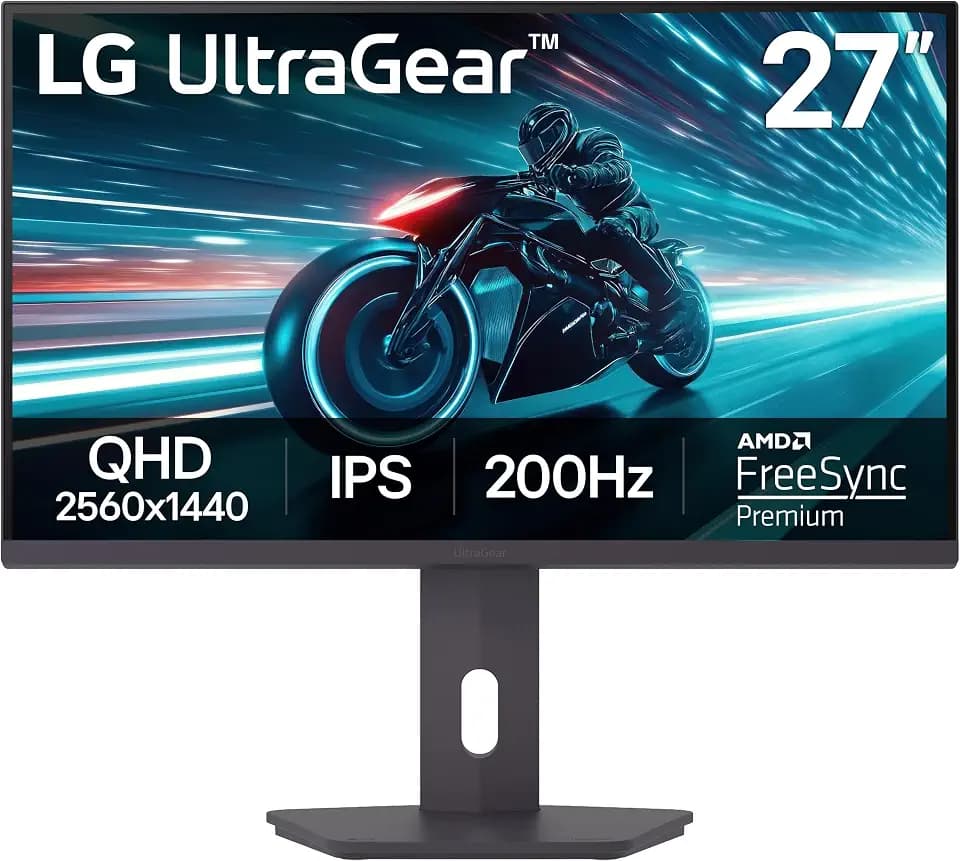 LG 27G61ZB-B 27-inch Ultragear IPS QHD 200Hz 1ms HDR10 Gaming Monitor