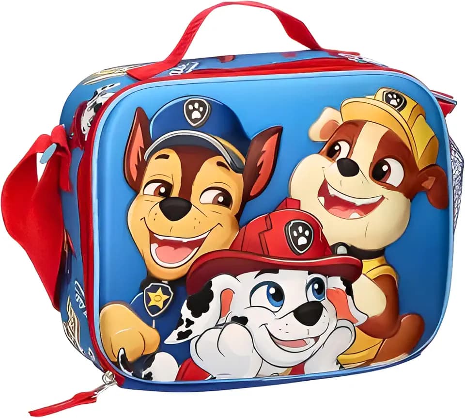CERDÁ LIFE'S LITTLE MOMENTS Paw Patrol 3D EVA Isolierte Lunchtasche für Kinder | Wiederverwendbare Thermo-Lunchtasche | Leichte Brottasche für Schule, Kindergarten, Reisen & Picknick