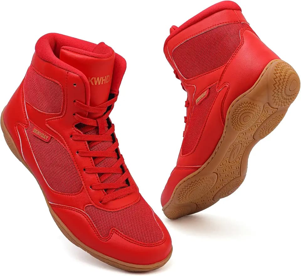 Wrestling Shoes Men Boxing Shoes for Men Pro Wrestling Boots High Top Fitness Weightlifting Powerlifting Shoes