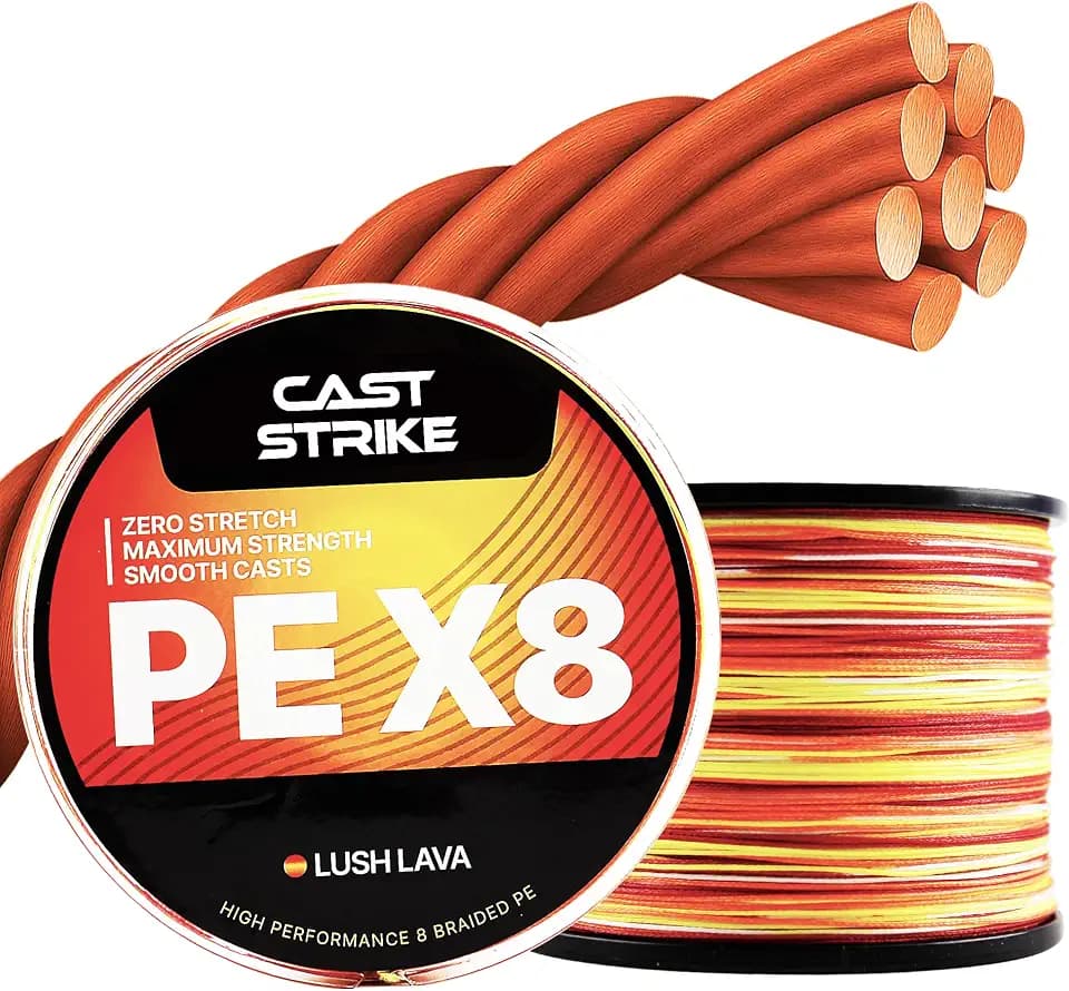 Braided Fishing Line, 100% PE X8 Super Braid for All Waters Pro