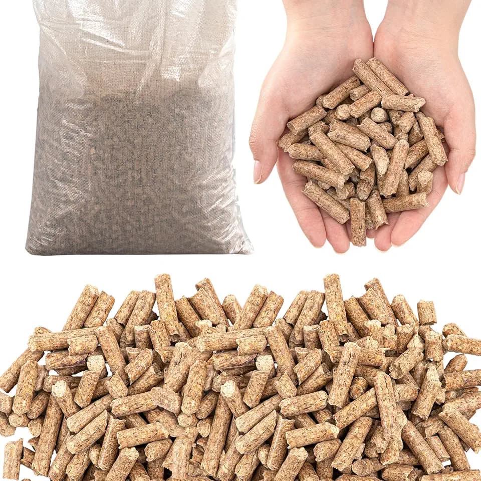 9 Kg/ 20 Lbs Barley Straw Pellets Natural Pond Water Clarifier for Cloudy Ponds Clean Water Gardens Fountains, Safe for Fish, Plant, Pet Safe