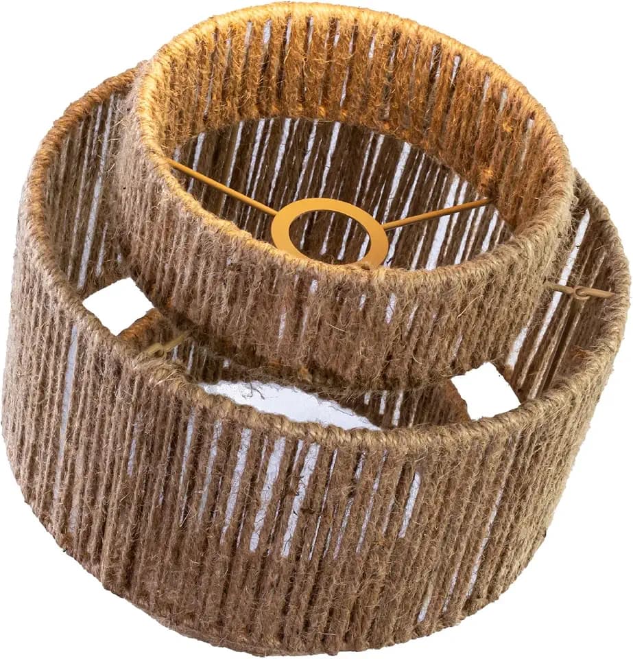 lampenschirm Tischlampe-Holz hängelampe rattan Lampenschirm boho Korb-Lampenschirm decke tischlampe Hängelampenschirme Vintage Home Deco.