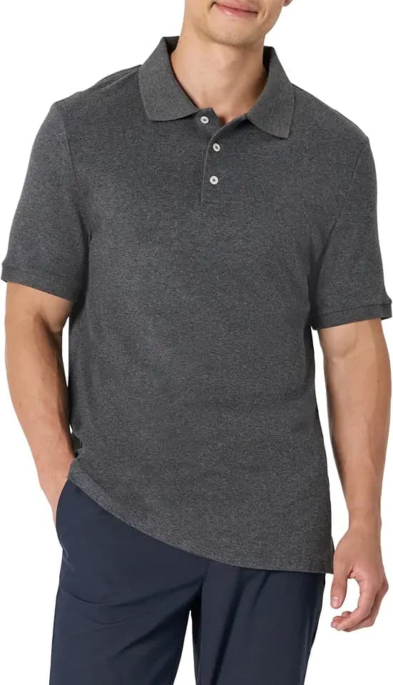 Amazon Essentials Men's Interlock Polo Shirt