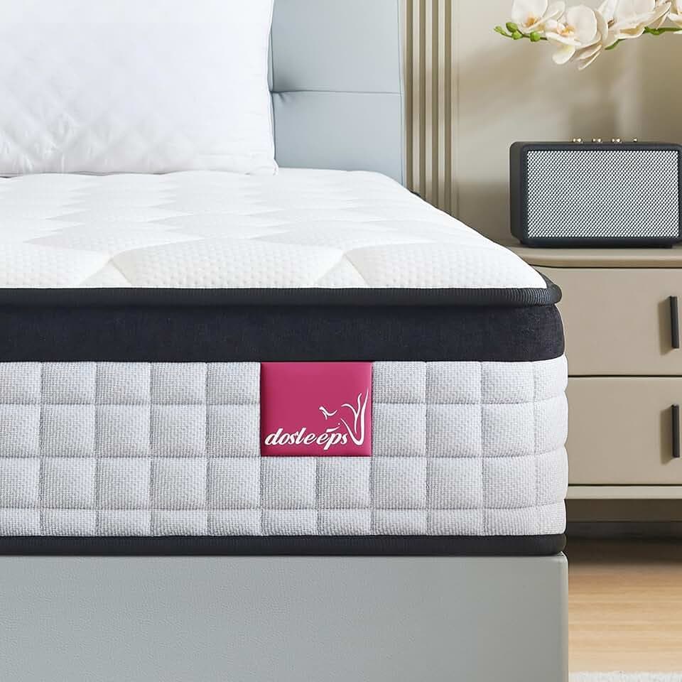 dosleeps Kingsize-Matratze, 152 cm, Federkernmatratze mit Komfortschaum und atmungsaktivem 3D-Gewebe, Dicke: 22,9 cm