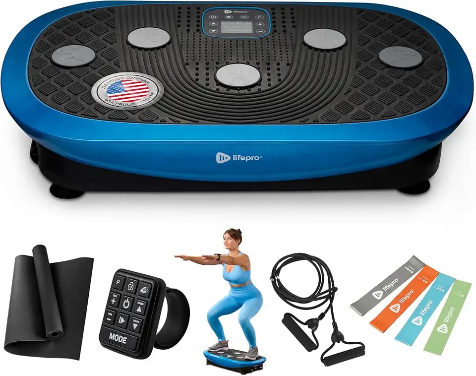 Lifepro Rumblex 4D Vibration Plate Exercise Machine with 7 Training Modes