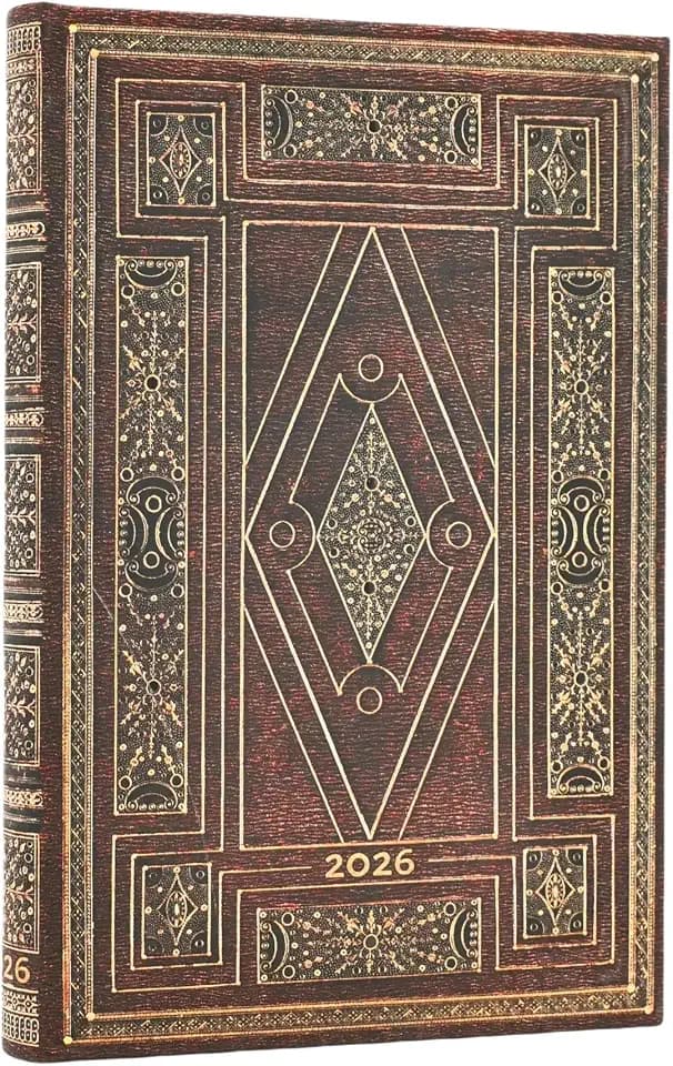 Paperblanks | 2026 Asterix & Obelix | Die Abenteuer des Asterix | 12-Monatskalender | Mini | Verso | Elastikband-Verschluss | 160 Pg | 100 GSM