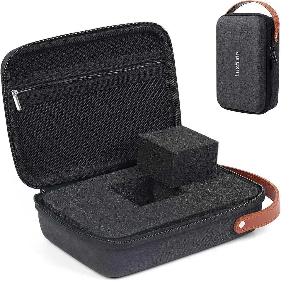 Luxtude Hard EVA Case with Foam, Hard EVA Shockproof Camera Organizer Case