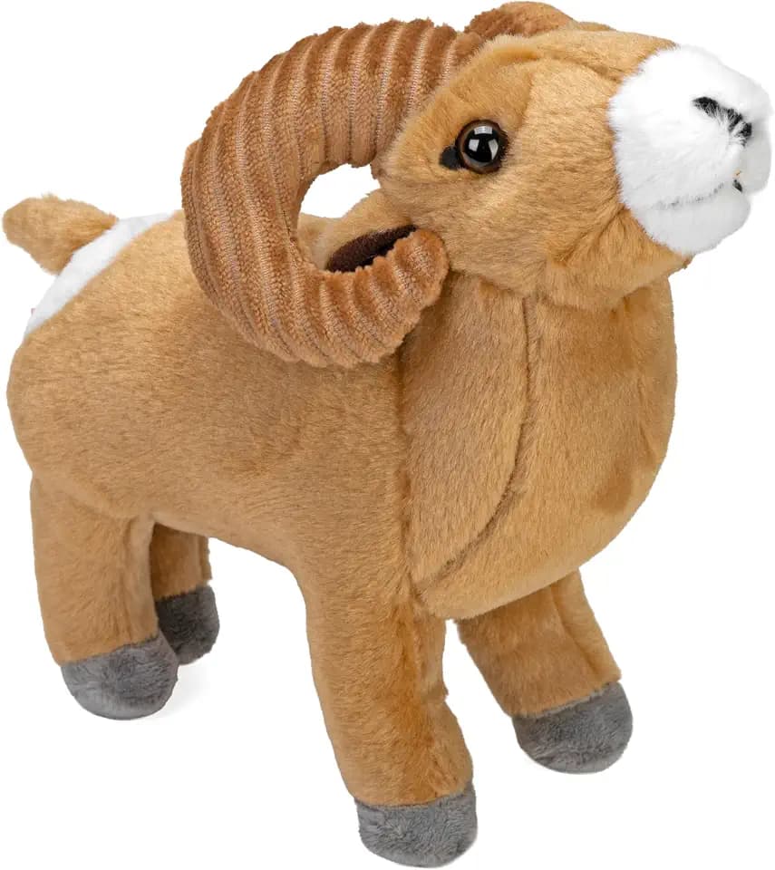 Wild Republic Bighorn Sheep Plush, Stuffed Animal, Plush Toy, Gifts for Kids, Cuddlekins 8 Inches