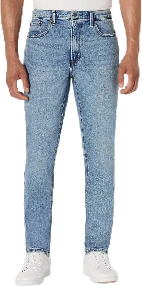 Amazon Essentials Men's Slim-Fit Jeans with Tapered Leg, 5-Pocket Styling, Zip Fly