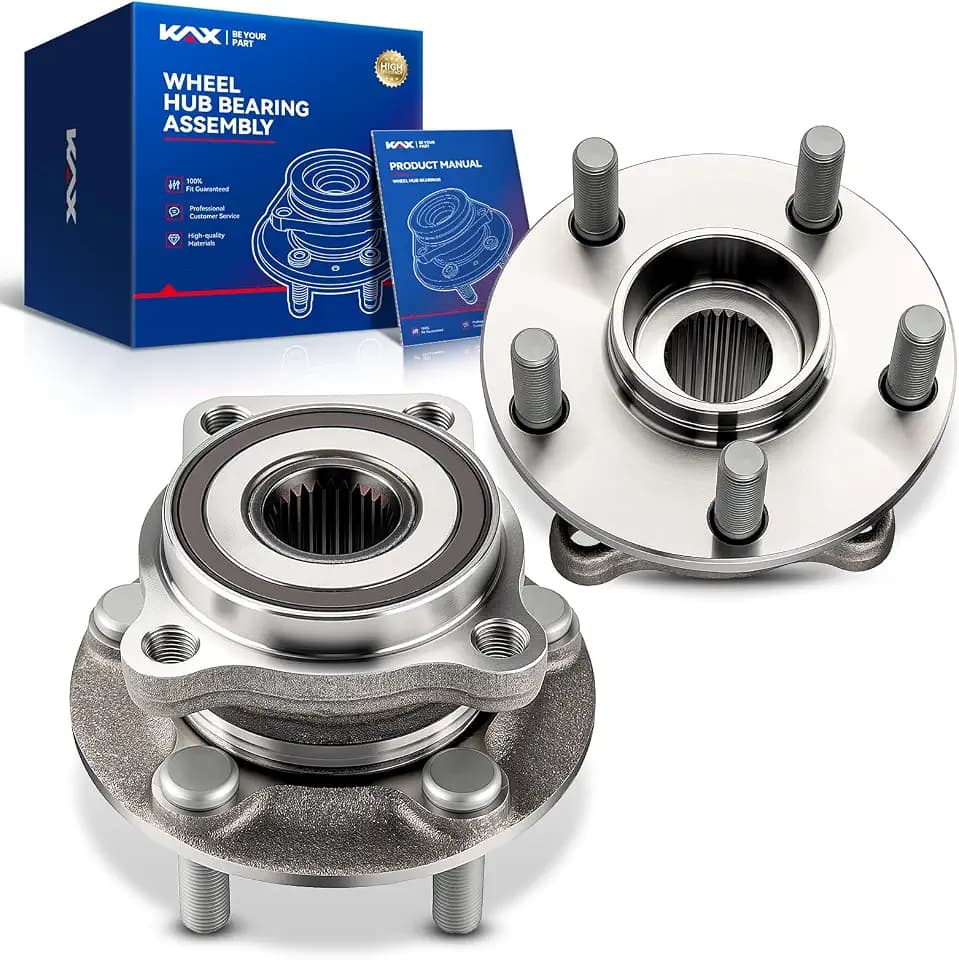 KAX 2 x 513303 Front Wheel Bearing and Hub Assembly for Subaru