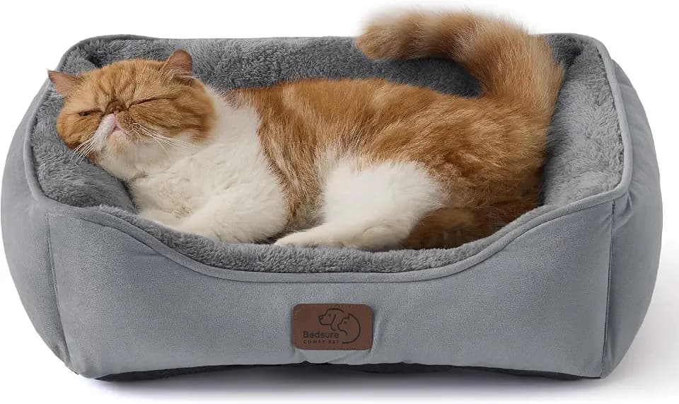 BEDSURE Katzenbett waschbar Katzen Bettchen 51x41cm