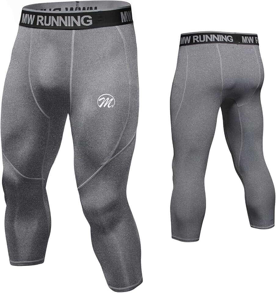 MEETWEE Herren Kompressionsshorts Boxershorts Kompressionshose Leggings Männer Sport Unterhosen Retroshorts Men Unterwäsche Atmungsaktiv