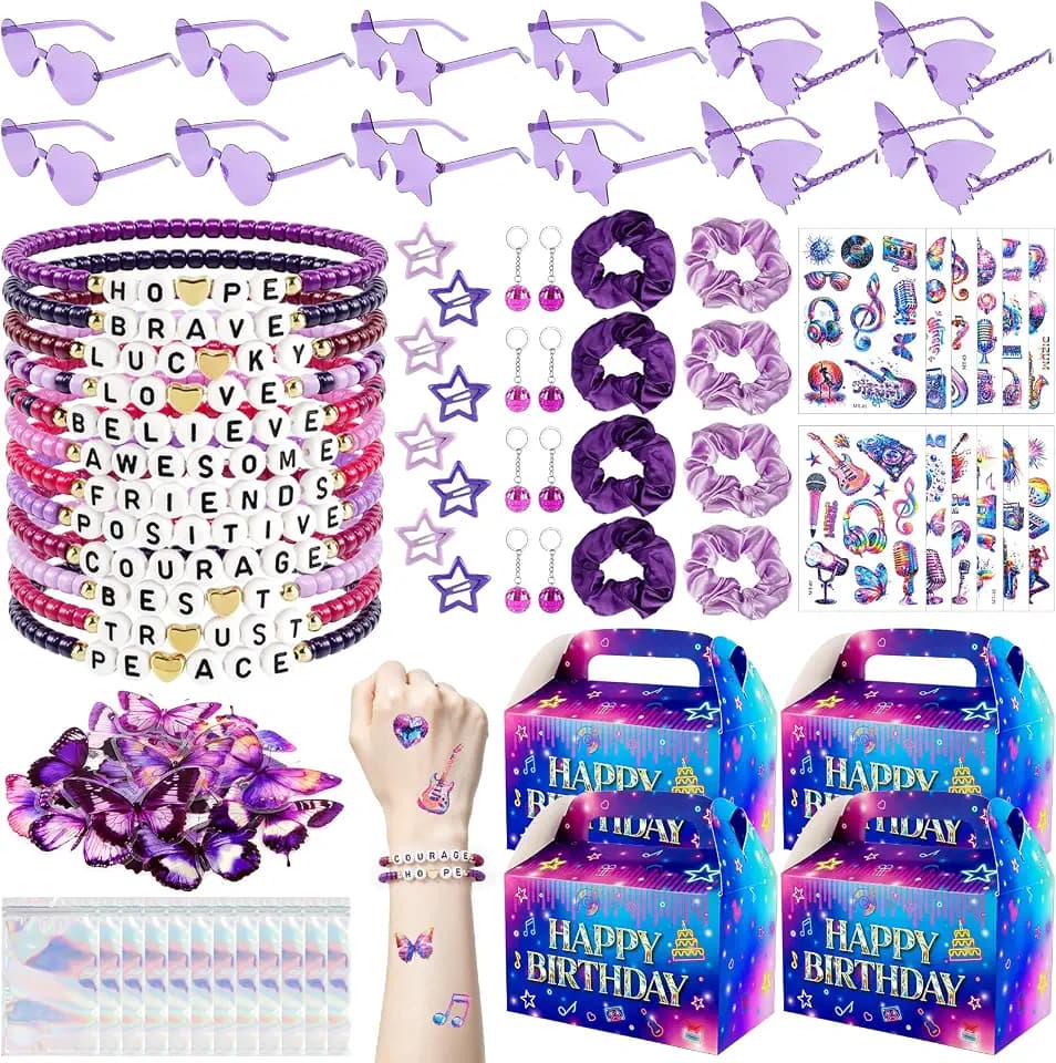 THAWAY 125Pcs K pop Party Favors, Popular Singer Party Gift for Girls