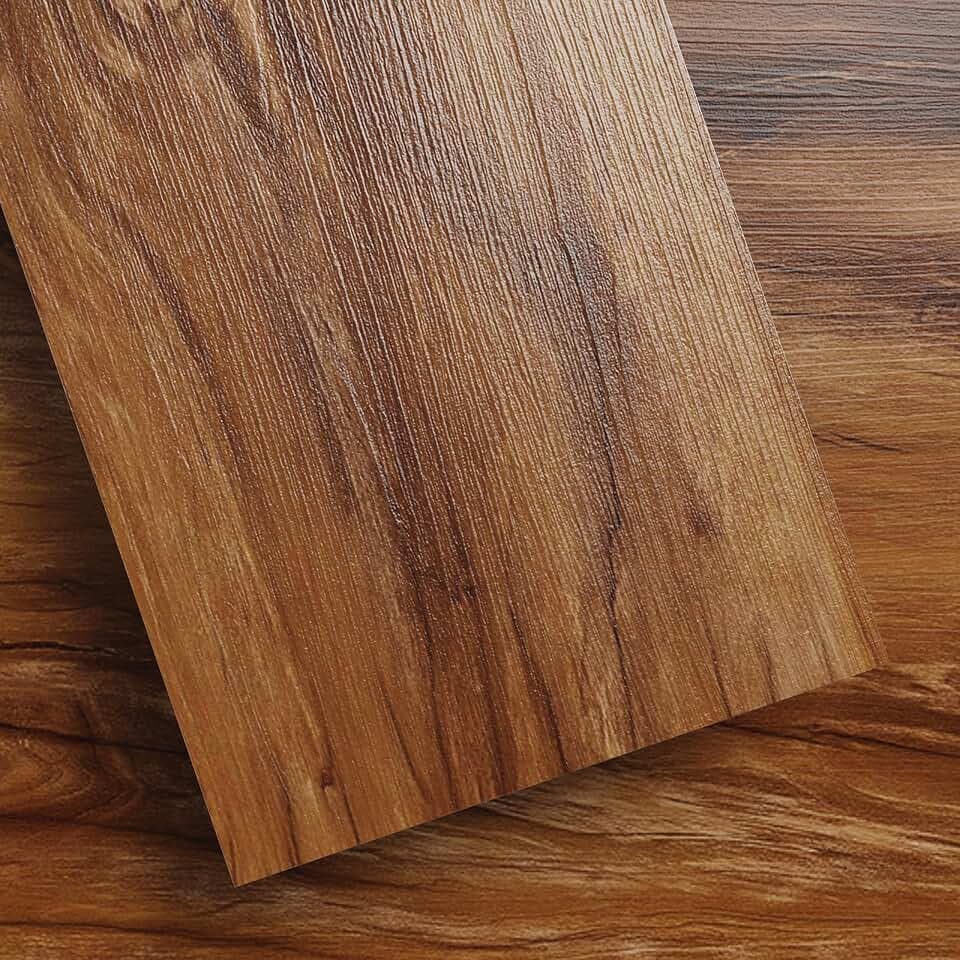 Vinyl-Bodenbelag – Linoleum-Bodenbelag mit Holz-Effekt,abziehen und aufkleben,Bodenfliesen,selbstklebend,2.0mm 7 Stück,wasserdicht, für Küche, Wohnzimmer
