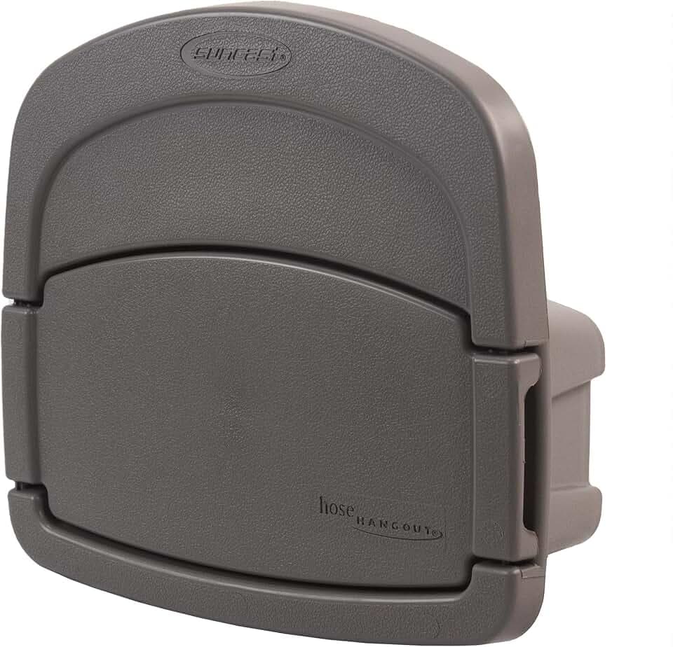 Suncast DHH150ST Deluxe Hangout Hose Hanger, Stoney