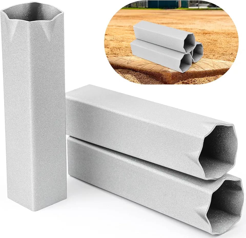 Yaocom Crimped Style Baseball Ground Anchors 1.8 x 8 Inch