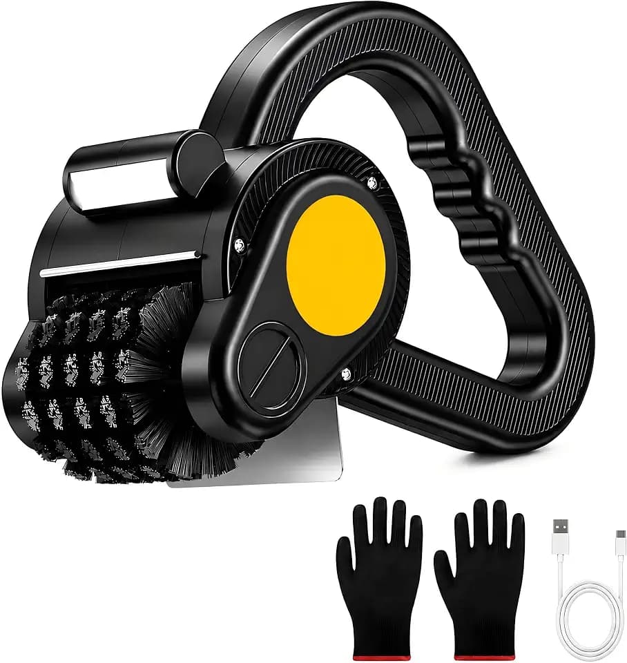 Electric Grill Brush - Powerful 300RPM, 150-Min Runtime for Backyard BBQs