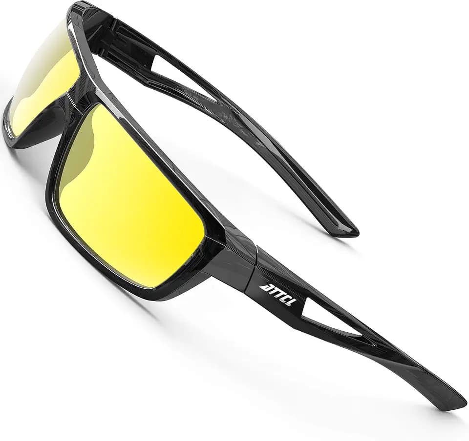 ATTCL Sonnenbrille Herren Polarisiert Sport UV400 TR90 Wrap-Around Leicht