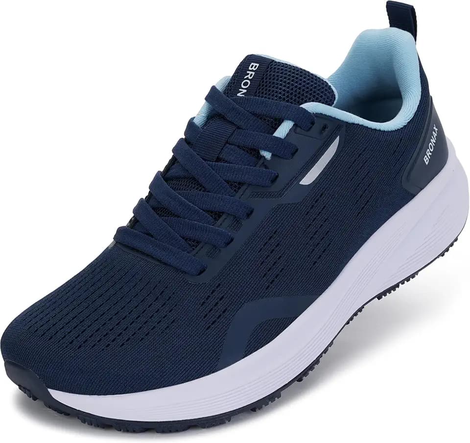 BRONAX Womens Wide Toe Box Road Running Shoes S71