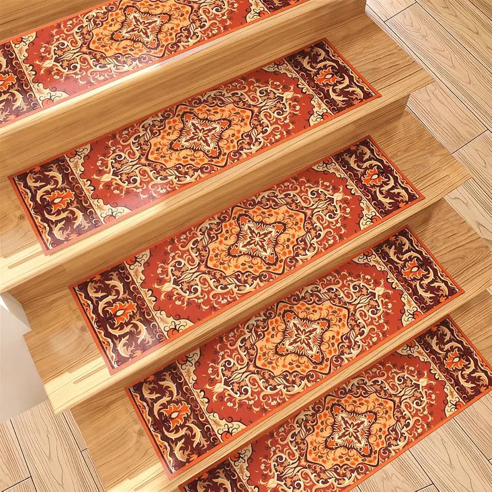 GIB Carpet Stair Treads for Wooden Steps Indoor Stair Runner 15 Pack 8"x30"