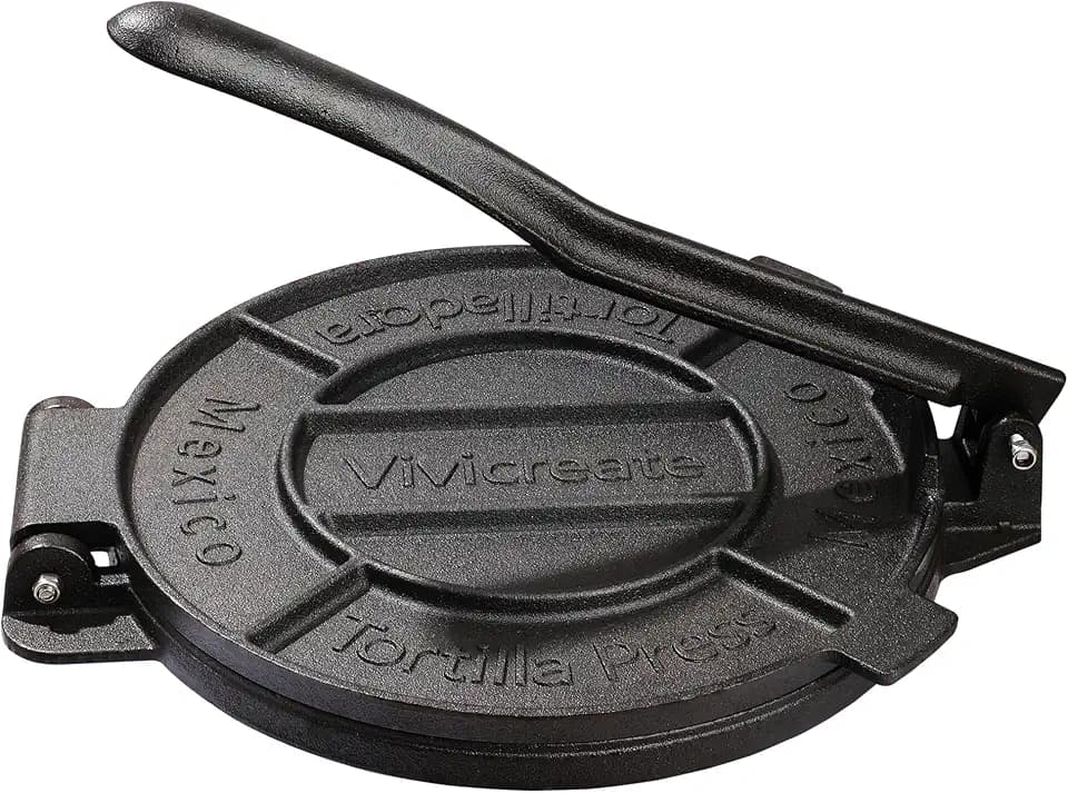 Vivicreate Tortilla Press,Tortilla Maker, Dough Press,Flour Tortilla press, Rotis Press, Quesadilla,Tortilla Makers (10 inch)