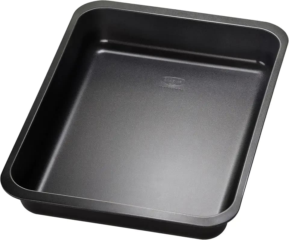 Dr. Oetker Brat- und Auflaufform, Gratinform für Lasagne, Hähnchen und leckere Aufläufe, Bräter aus Stahl mit Antihaft-Beschichtung, Menge: 1 Stück