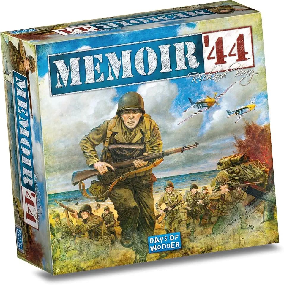 Memoir '44 Board Game - WWII Historical Board Game of Epic Battles! Tabletop Miniatures Strategy Game for Kids & Adults, Ages 8+, 2-8 Players, 30-60 Minute Playtime, Made by Days of Wonder