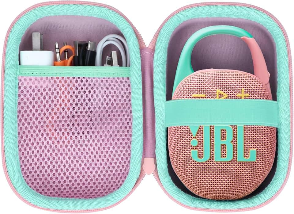 Lebakort Hard Case Compatible with JBL Clip 5 Clip 4 Portable Speaker