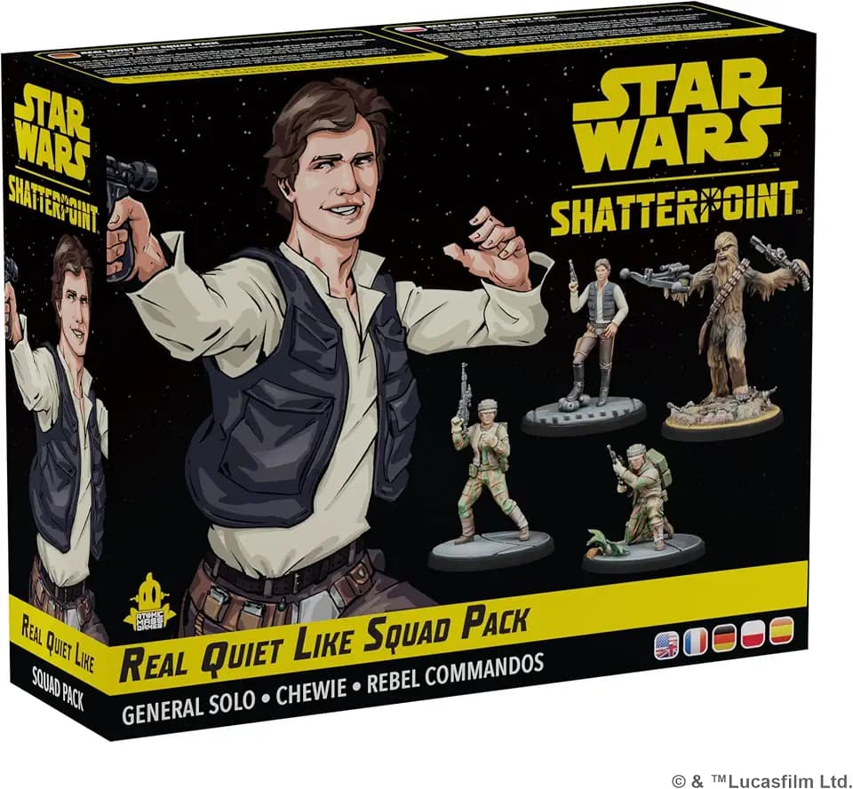 Star Wars Shatterpoint Real Quiet Like Squad Pack - Tabletop Miniatures Game, Strategy Game for Kids and Adults, Ages 14+, 2 Players, 90 Minute Playtime, Made by Atomic Mass Games