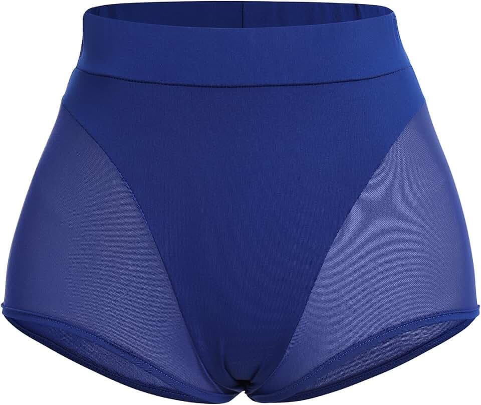 IBAKOM Damen Rave Tanz Shorts Yoga Workout Tanzhose Activewear Musik Festival Outfits Shorts Pole Dance