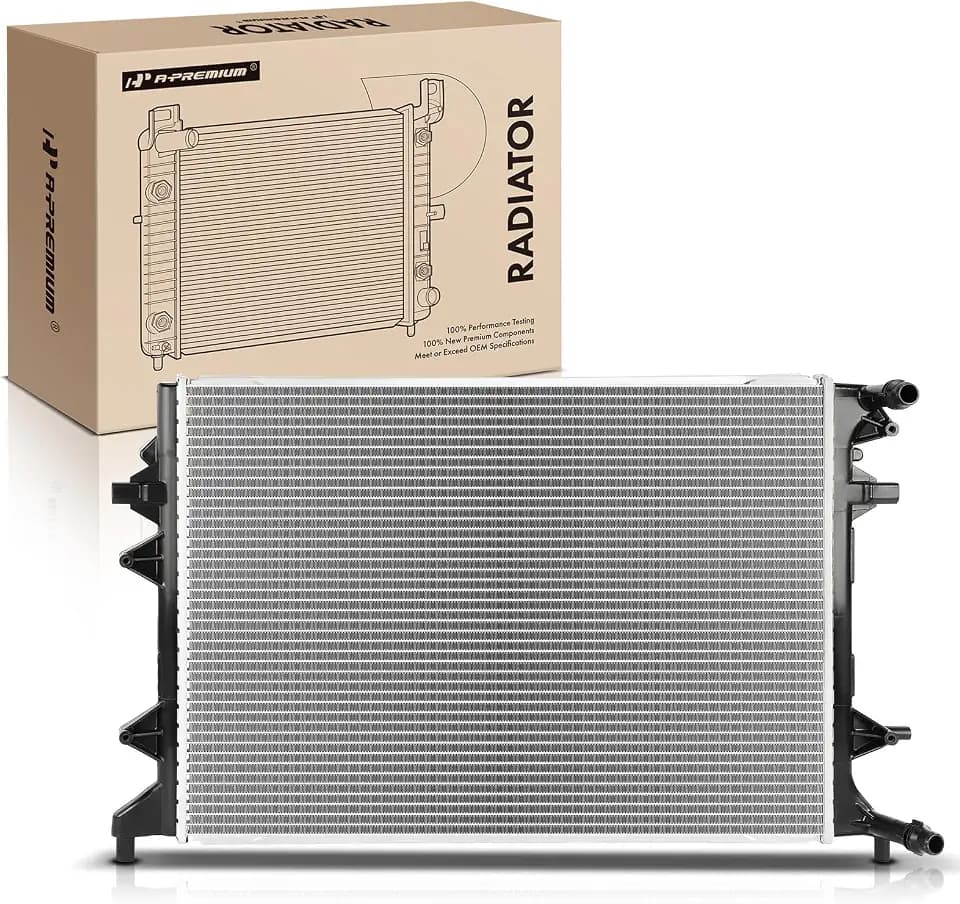 A-Premium Engine Coolant Radiator Assembly Compatible with Volkswagen