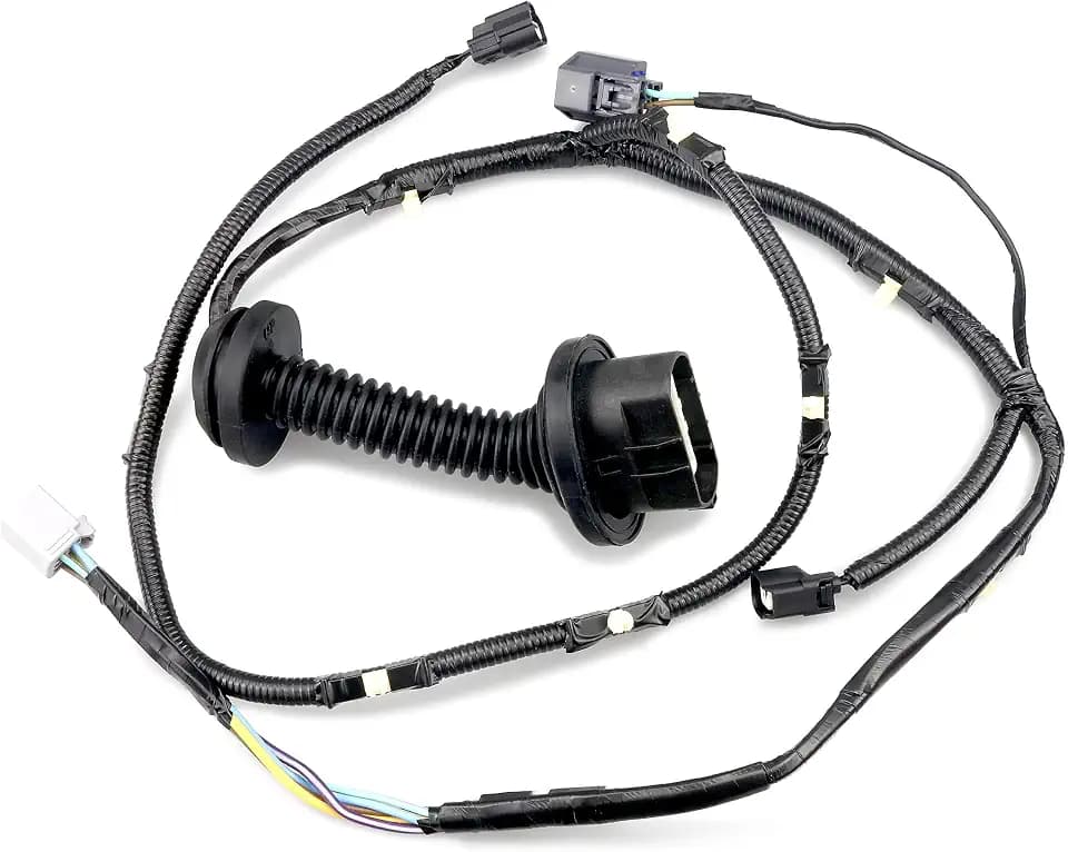 Driver Side LH Rear Door Jumper Wire Assembly Compatible with 2009-2014 Ford F150 Crew Cab Replace# 9L3Z-14631-CAA