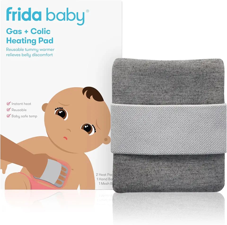 Frida Baby Gas + Colic Heating Pad for Natural Belly Relief, Tummy Warmer