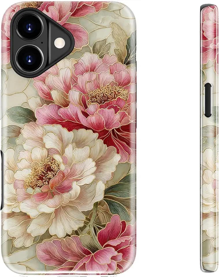 bemal for iPhone 17 Case, Cute Floral, Compatible with Magsafe