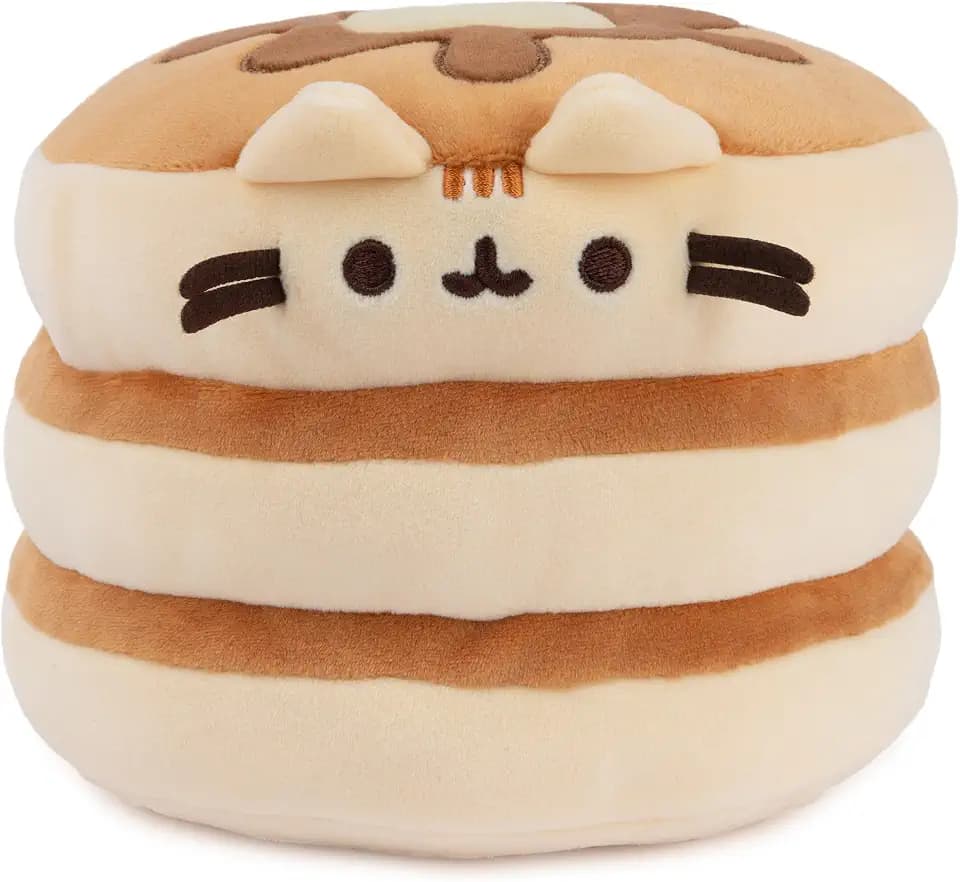 GUND Pusheen Pancakes Squisheen 6-Inch Squishy Plush Toy; Ages 8+