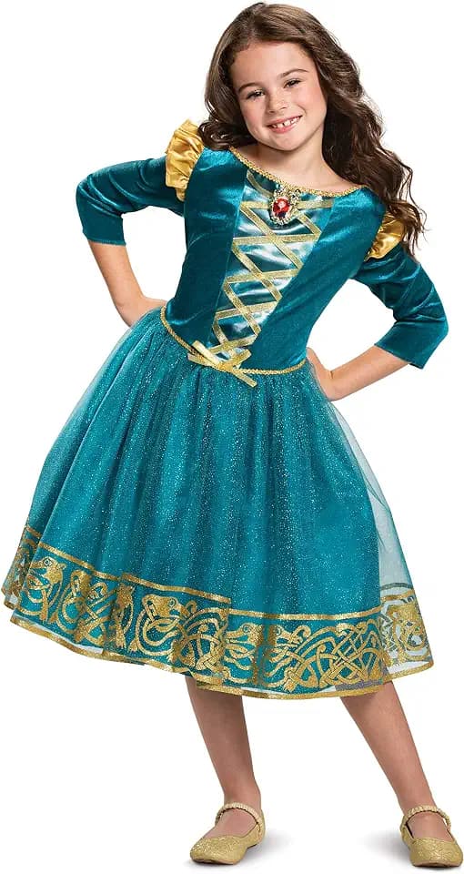 Disney Princess Merida Classic Girls' Costume, Blue