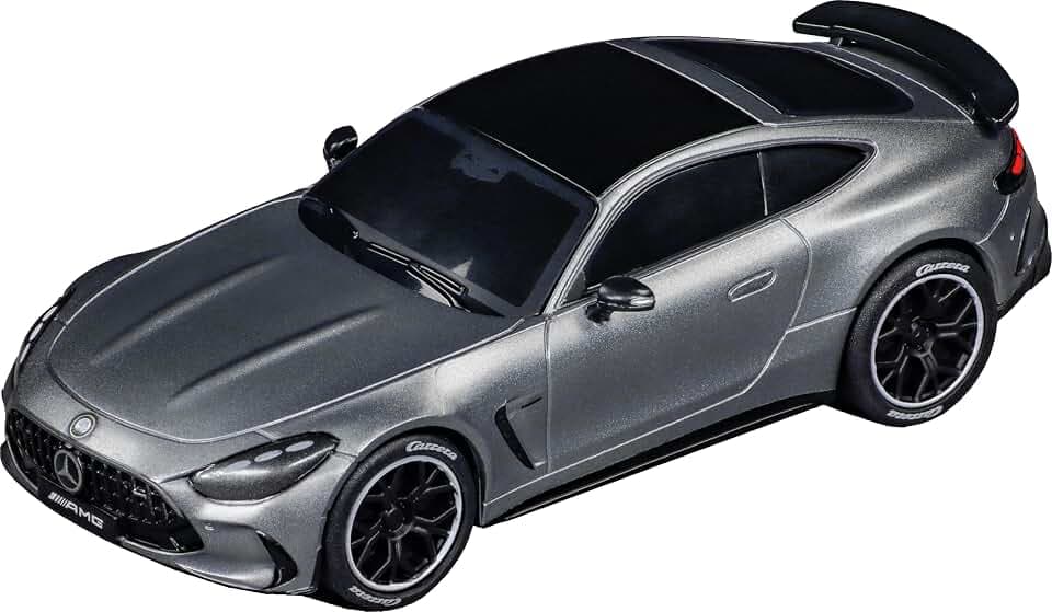 Carrera - 20064253 - Mercedes-AMG GT 63 - Selenitgrau | Maßstab 1:43 Slotcar | Kompatibel mit GO!!!, GO!!! Plus & Battery Operated | Authentische Details für Kinder & Erwachsene ab 6 Jahren