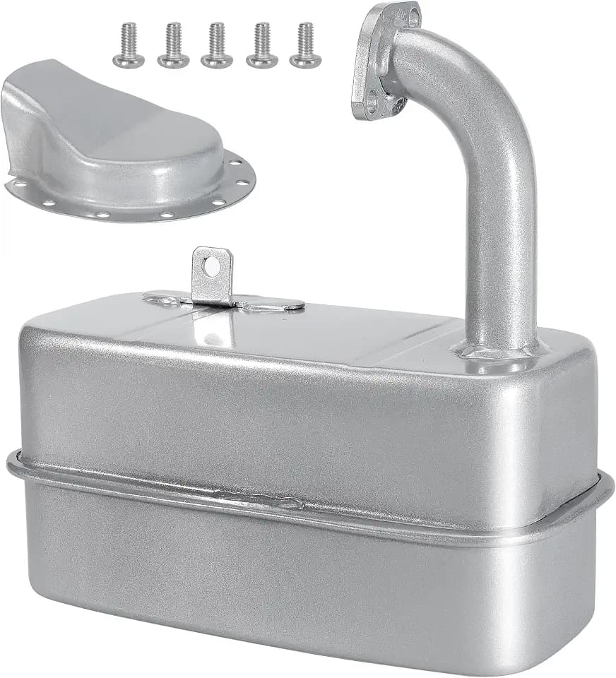 GY22156 Exhaust Muffler For John Deere D105 107S D110 E100 E110 X125 X145 X126 Tractors Replace GY21990 with Gasket