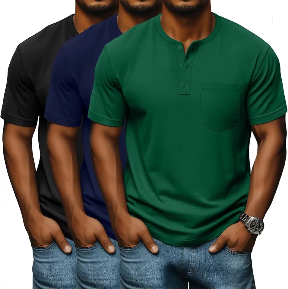 Neer 3 Pack Men's Big and Tall T-Shirts