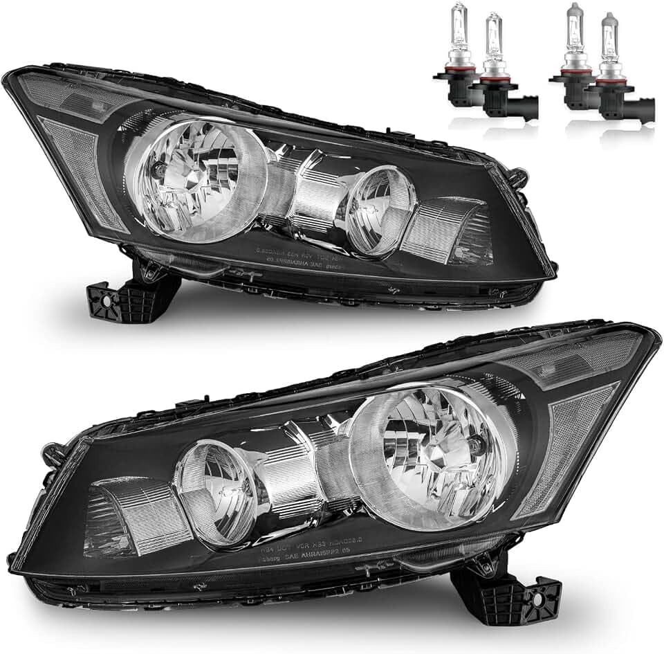 Headlights for 2008-2012 Honda Accord 4-Door
