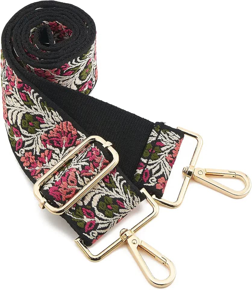 ZOOEASS Wide Shoulder Strap Adjustable Replacement Belt Crossbody Canvas Bag Handbag