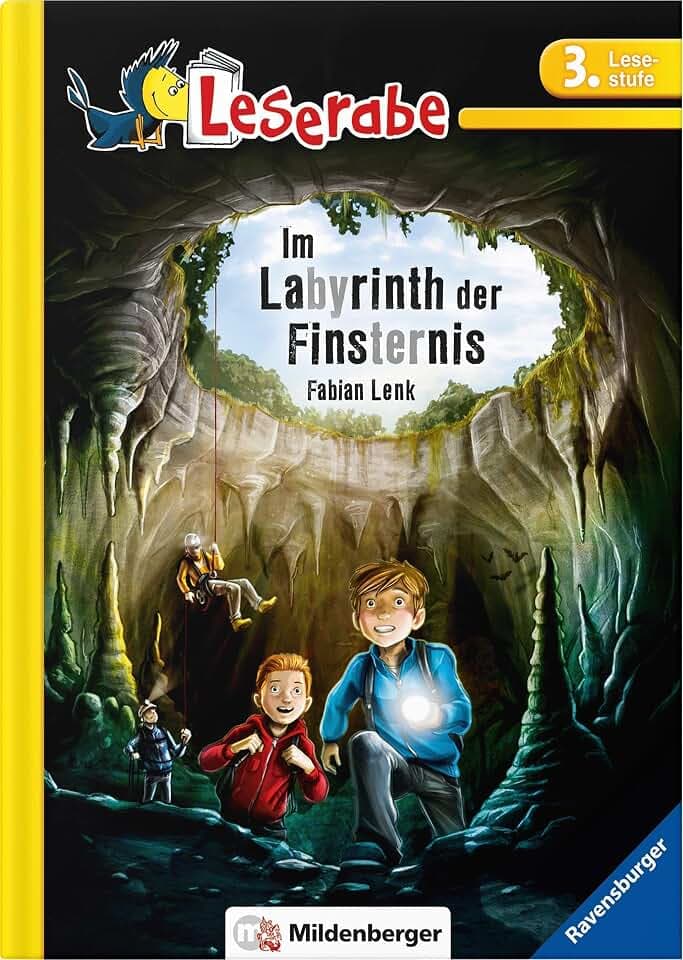 Leserabe – Im Labyrinth der Finsternis: Lesestufe 3: Lesestufe 3 - Leichter Lesen mit der Silbenmethode