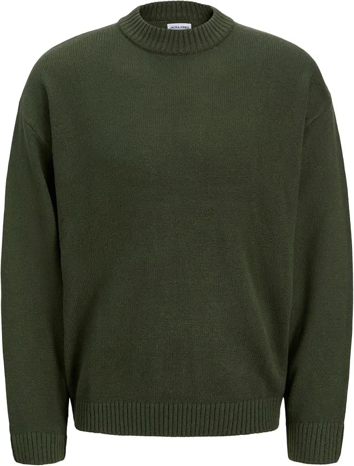 JACK & JONES Male Strickpullover Einfarbig Strickpullover