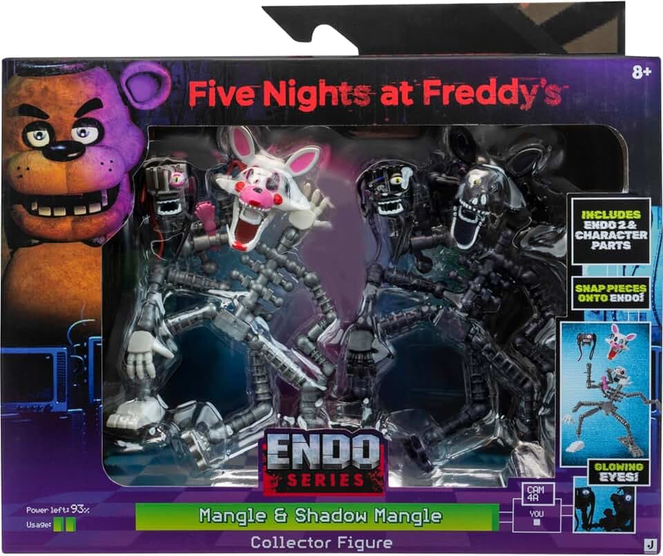 Five Nights at Freddy’s Endo-Series Collector Figure - 6-Inch Endo-1 with Swapable Mangle and Shadow Mangle Parts