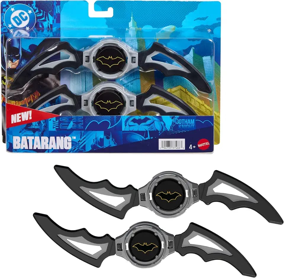 Mattel DC Premier Batlink Batarang Rollenspielzeug 2er-Pack
