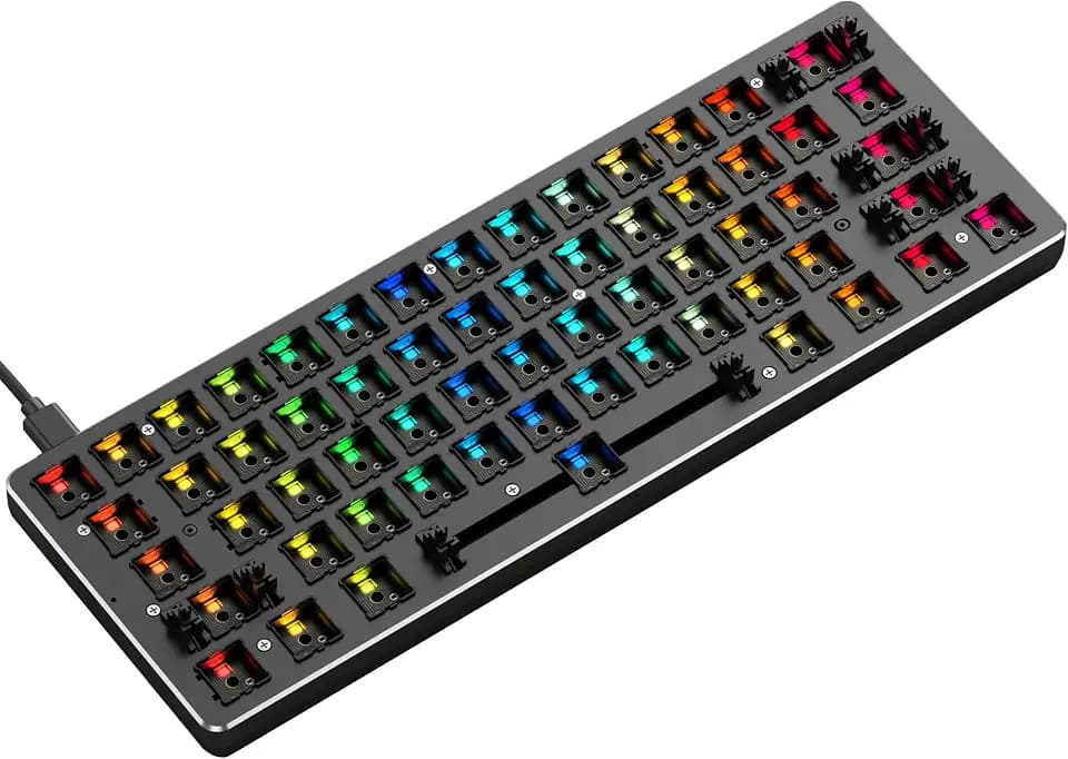GLORIOUS GMMK Compact (60%) Barebones Anpassbares Tastatur-Kit, Schwarz