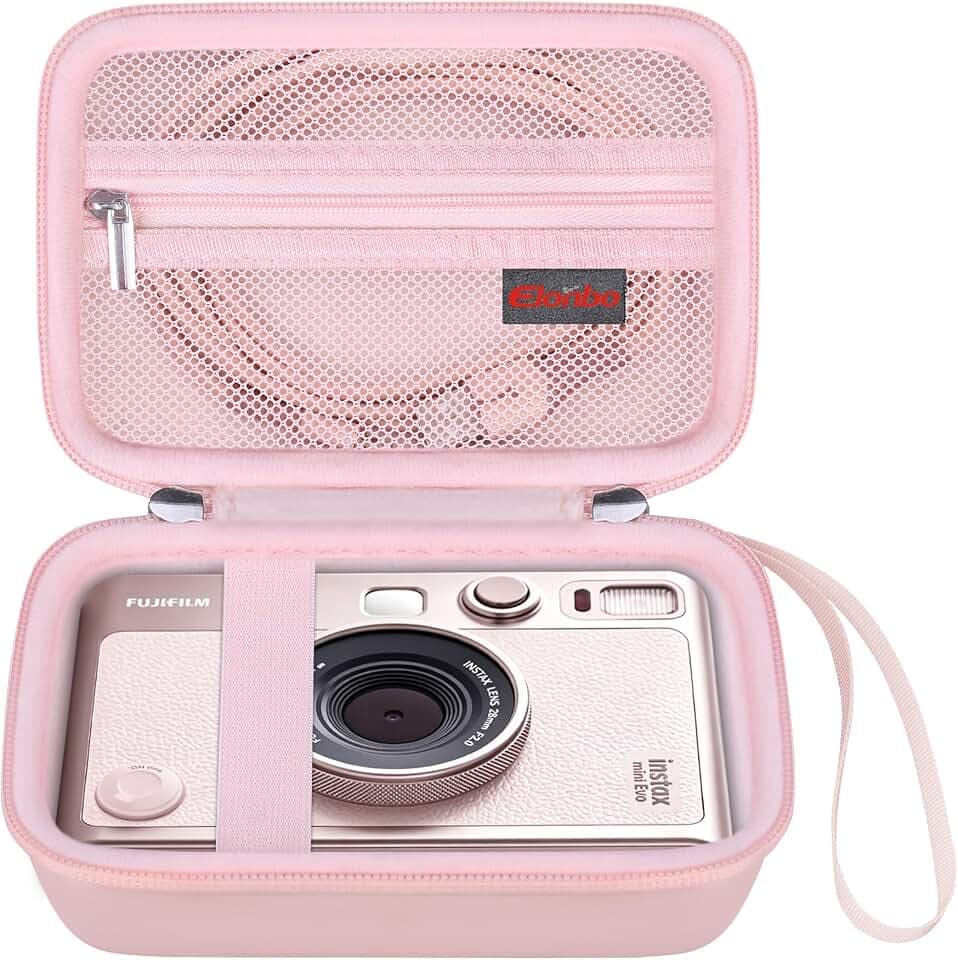 Elonbo Case for Fujifilm Instax Mini EVO/MINI EVO Hybrid Instant Camera