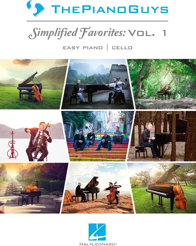 The Piano Guys: Simplified Favorites, Vol. 1: Easy Piano/Optional Cello: Simplified Favorites: Easy Piano / Optional Cello