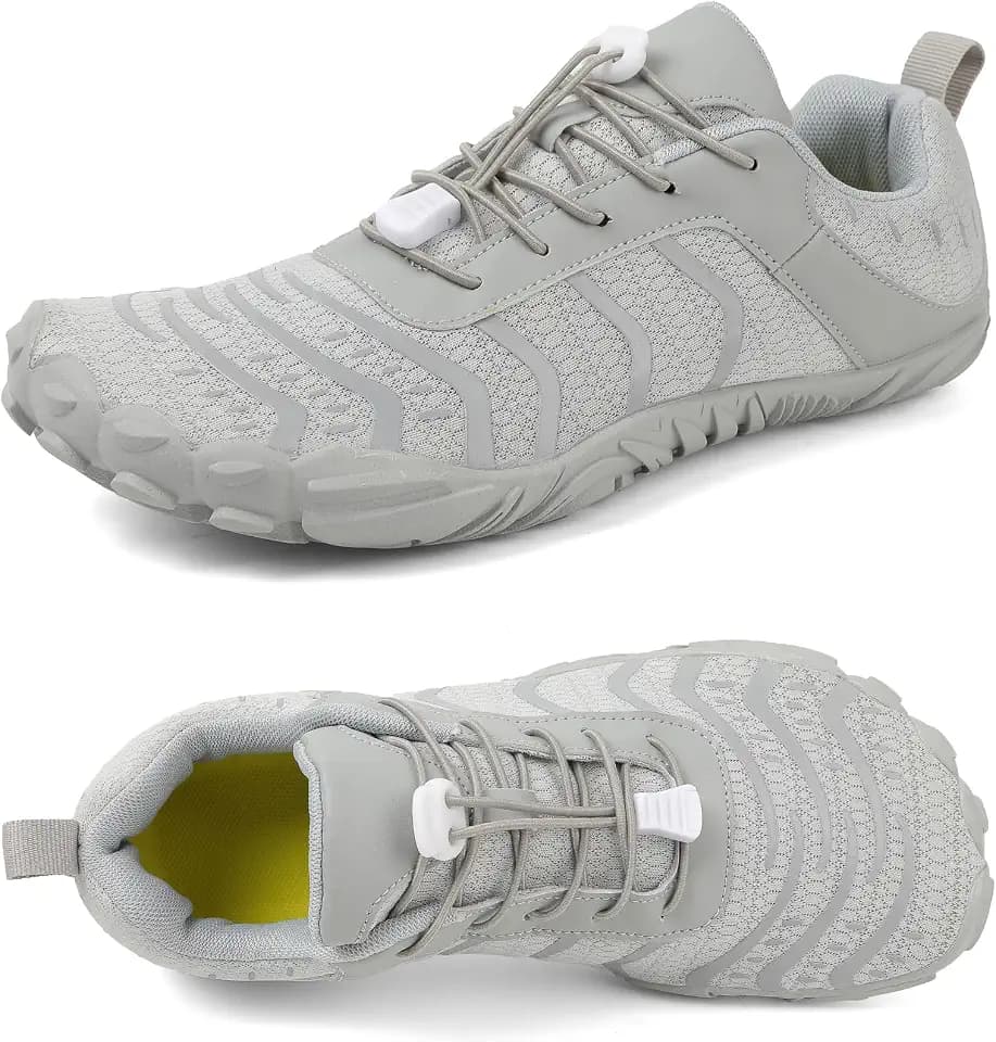 Barefoot Shoes Men Women Minimalist Shoes Zero Drop Workout Cross-Trainer Hiking Water Wide Toe Box Grounded Footwear Weightlifting Walking