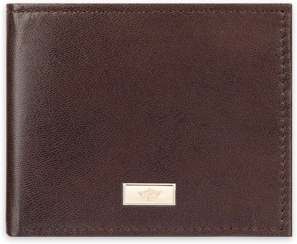 Dockers Men's Bifold Leather Wallet - Thin Slimfold RFID Blocking Security Smart Extra Capacity